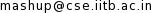 mashup [at] cse [dot] iitb [dot] ac [dot] in