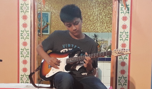 my picture with guitar