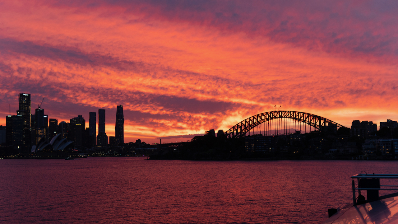 Sunset from CGO 2026 cruise