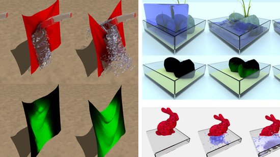 Physics-based Animation of Fluids and Deformable Solids