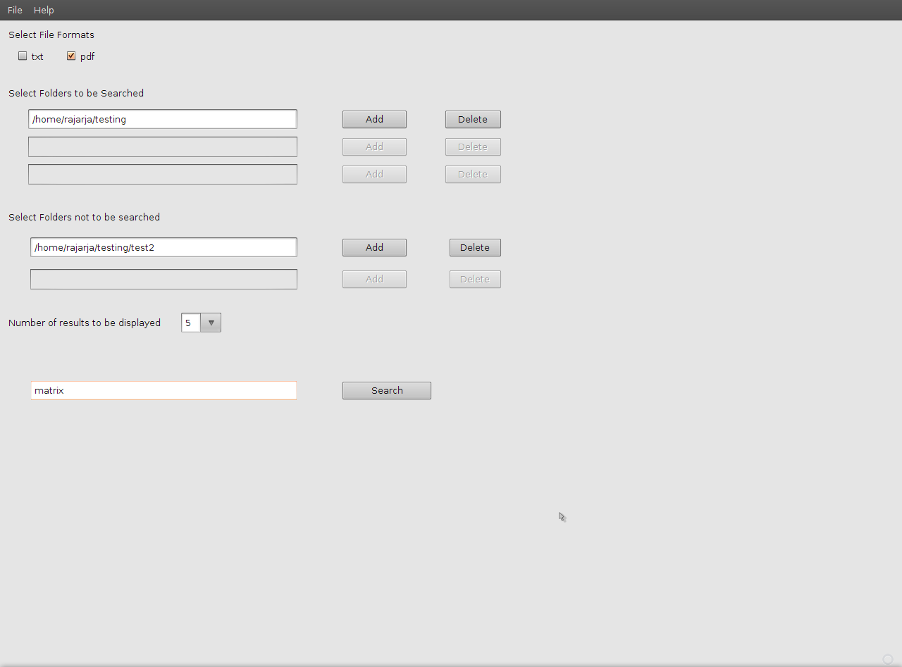 Desktop Search Engine using LUCENE