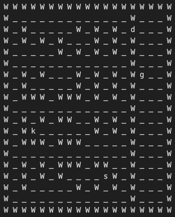 Gridworld with text: Ex 2