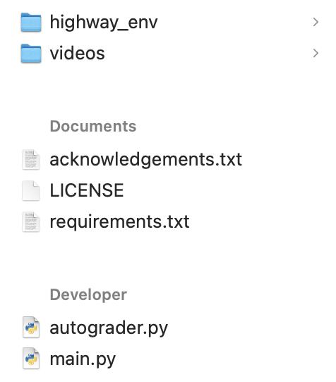 Code directory