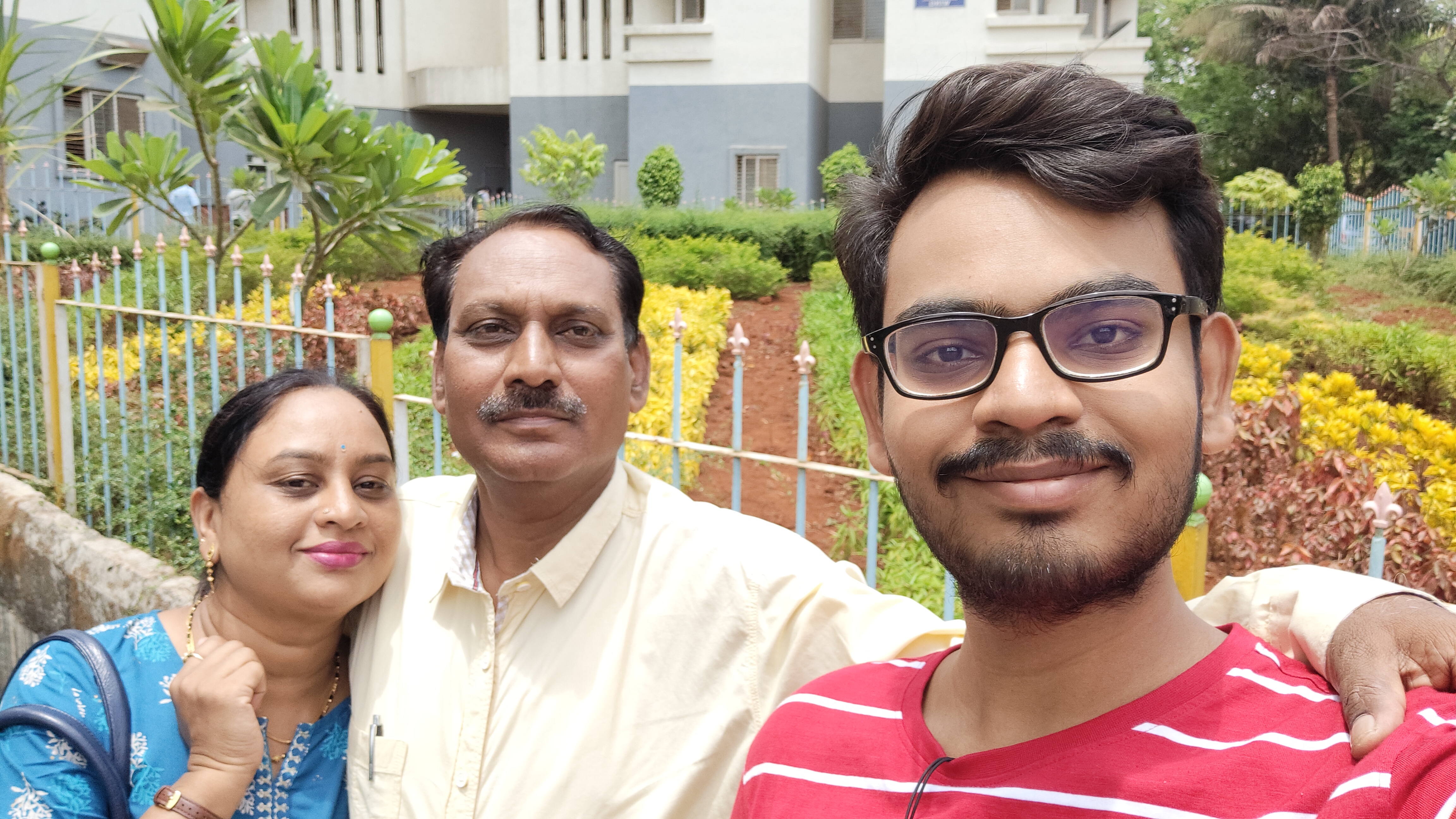 First Day in Insti with Parents!
