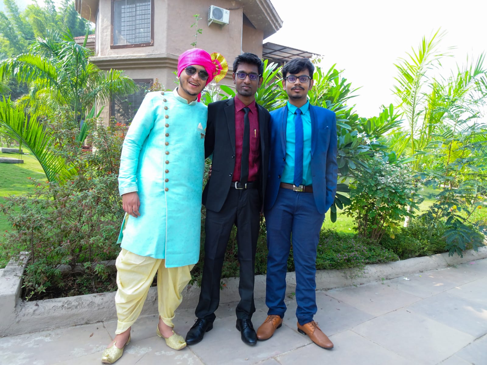 Me with my brother and cousin